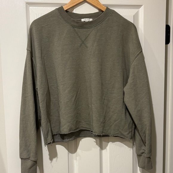 Z Supply Tops - Z Supply Olive Green Sweatshirt